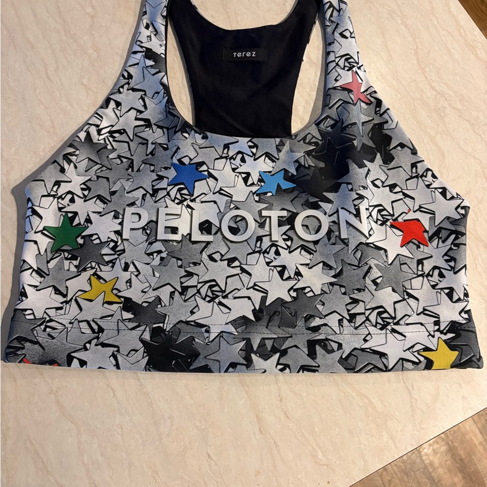 Peloton x Terez Silver Star Sports Bra